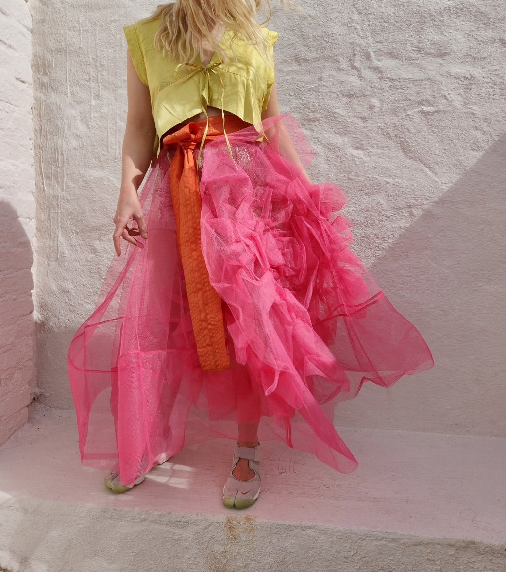 TULLE WRAP BLOM SKIRT