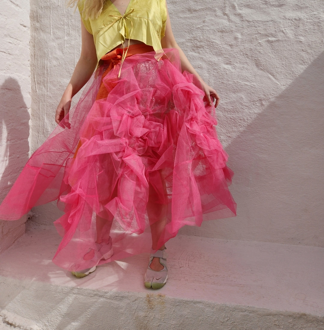 TULLE WRAP BLOM SKIRT