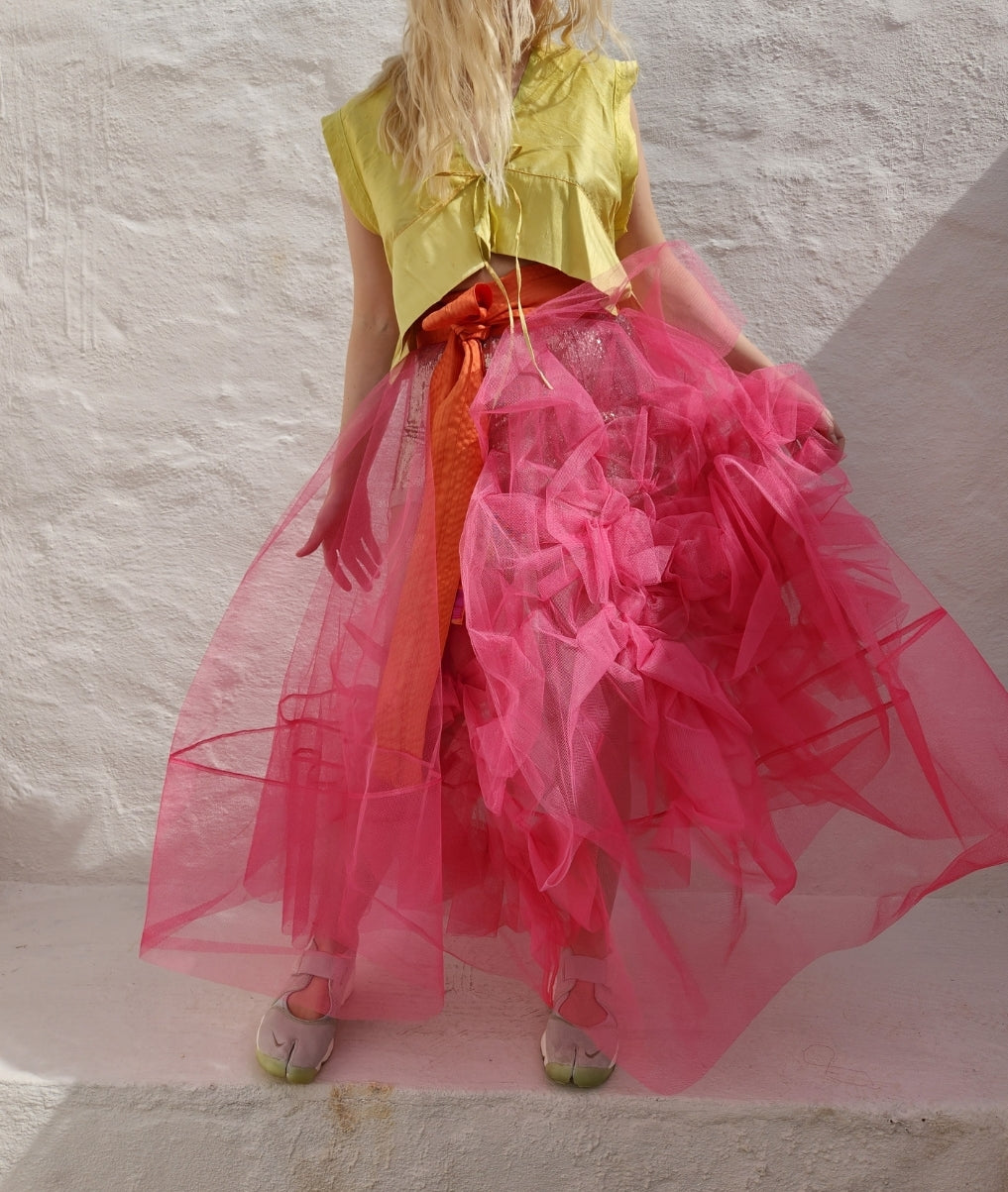 TULLE WRAP BLOM SKIRT
