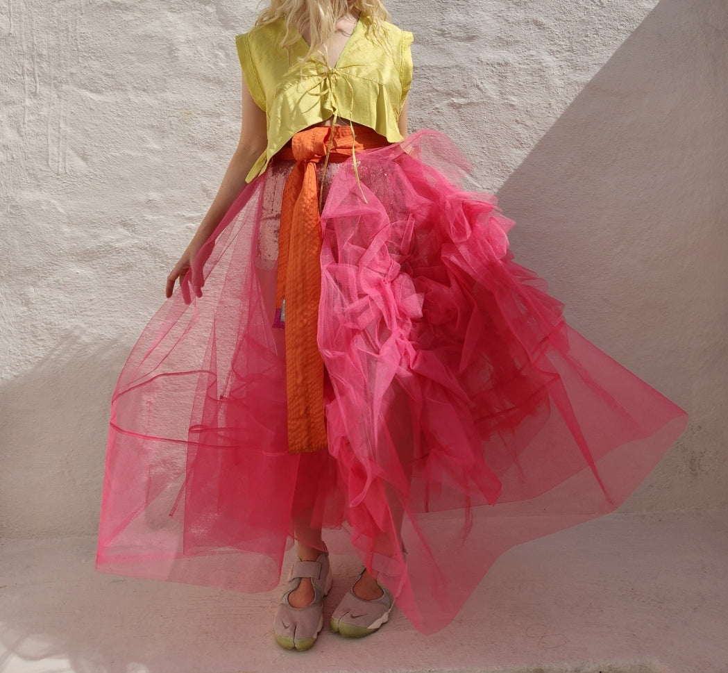 TULLE WRAP BLOM SKIRT