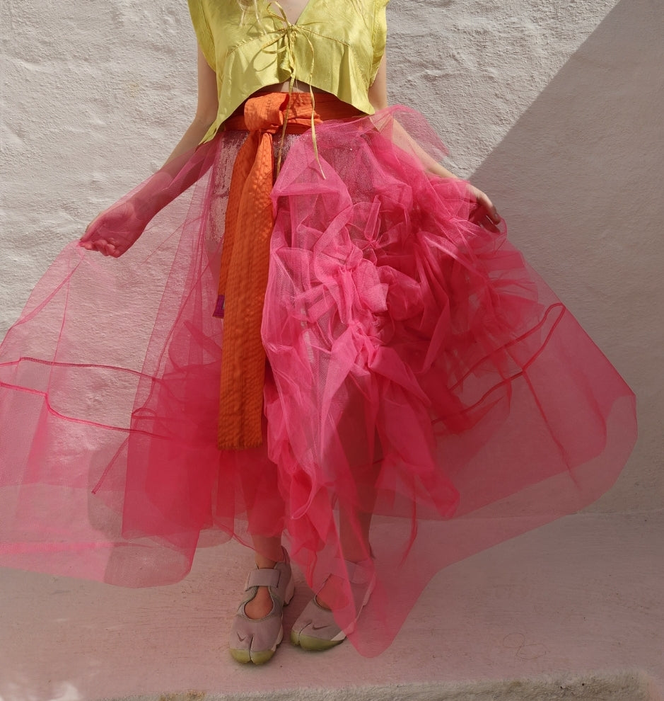 TULLE WRAP BLOM SKIRT