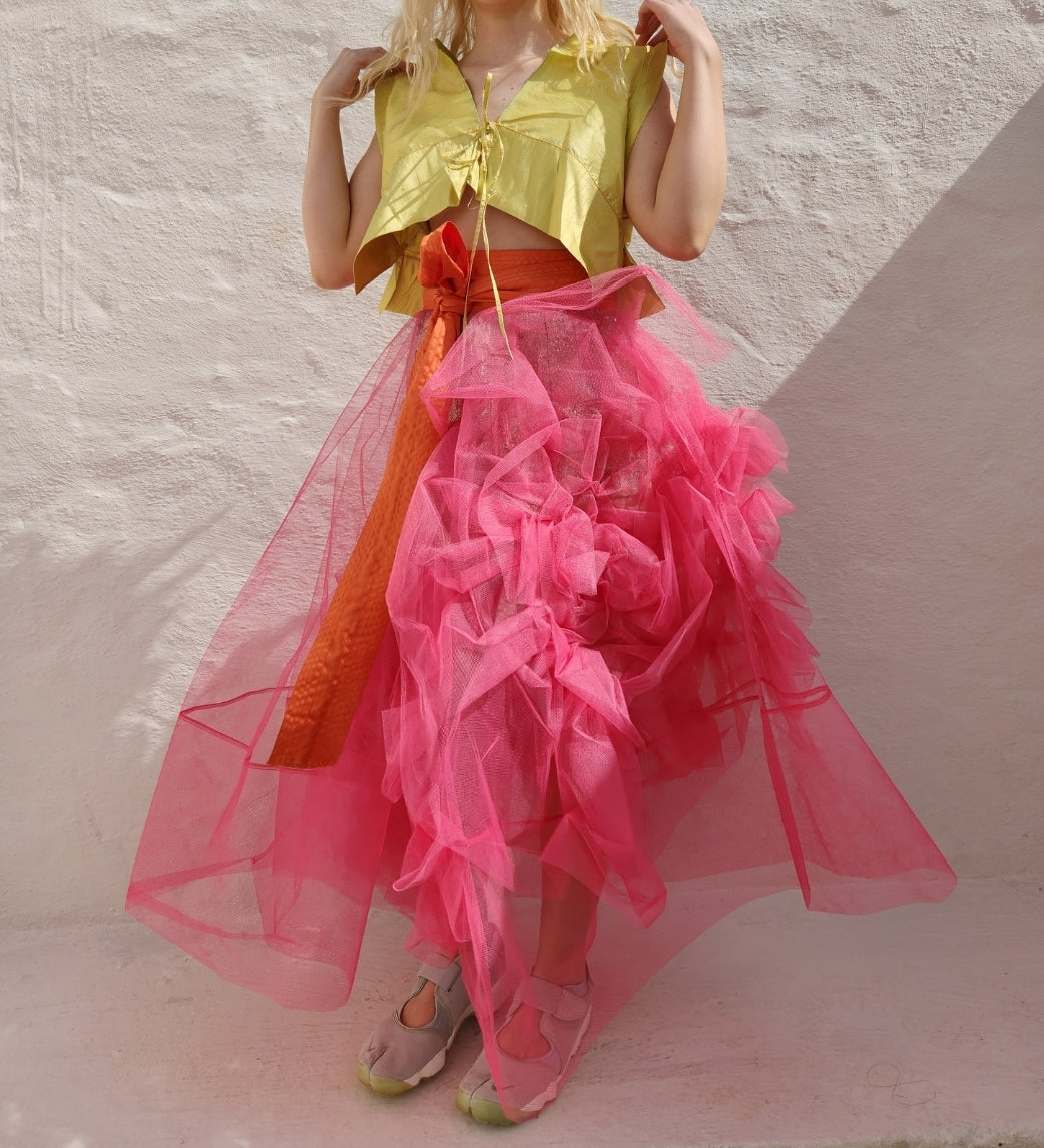 TULLE WRAP BLOM SKIRT