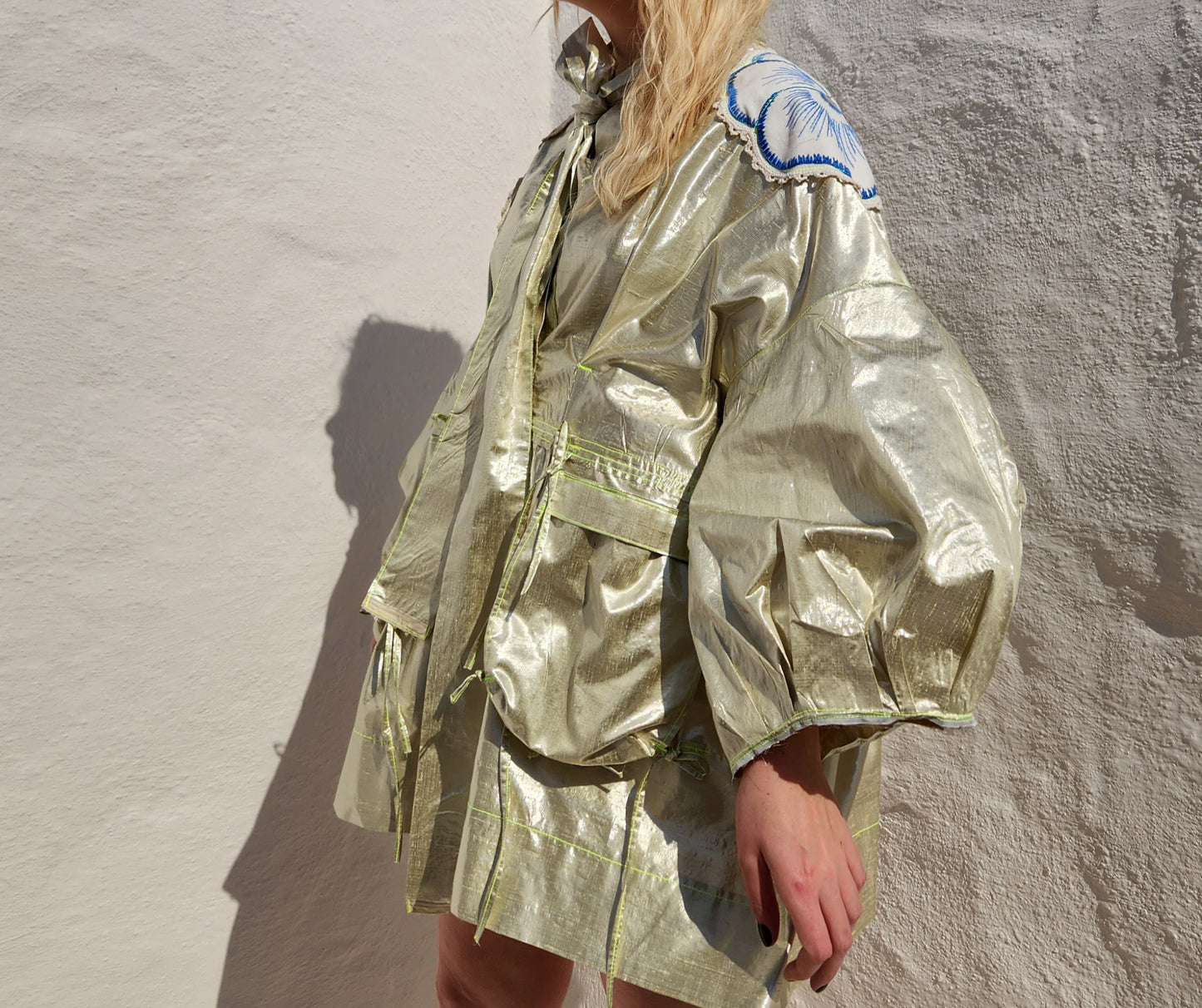 GOLD PANSY/GESIGGIE DRESS