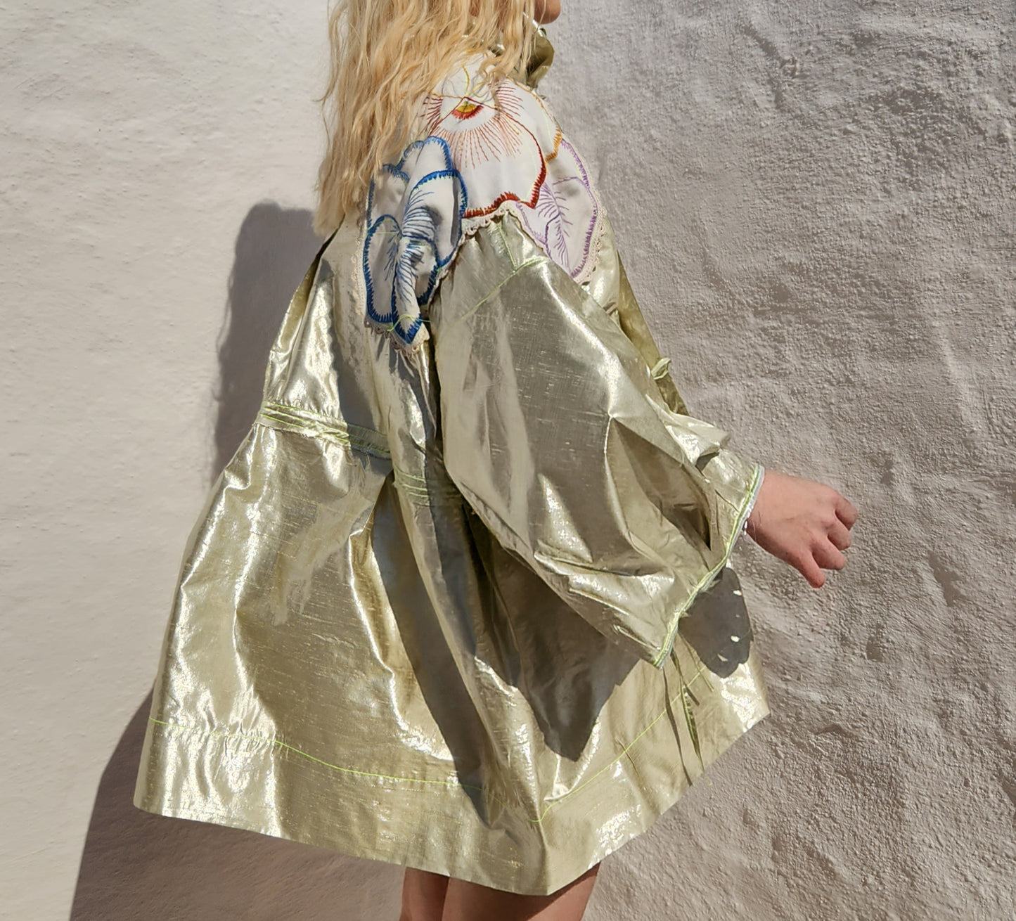 GOLD PANSY/GESIGGIE DRESS