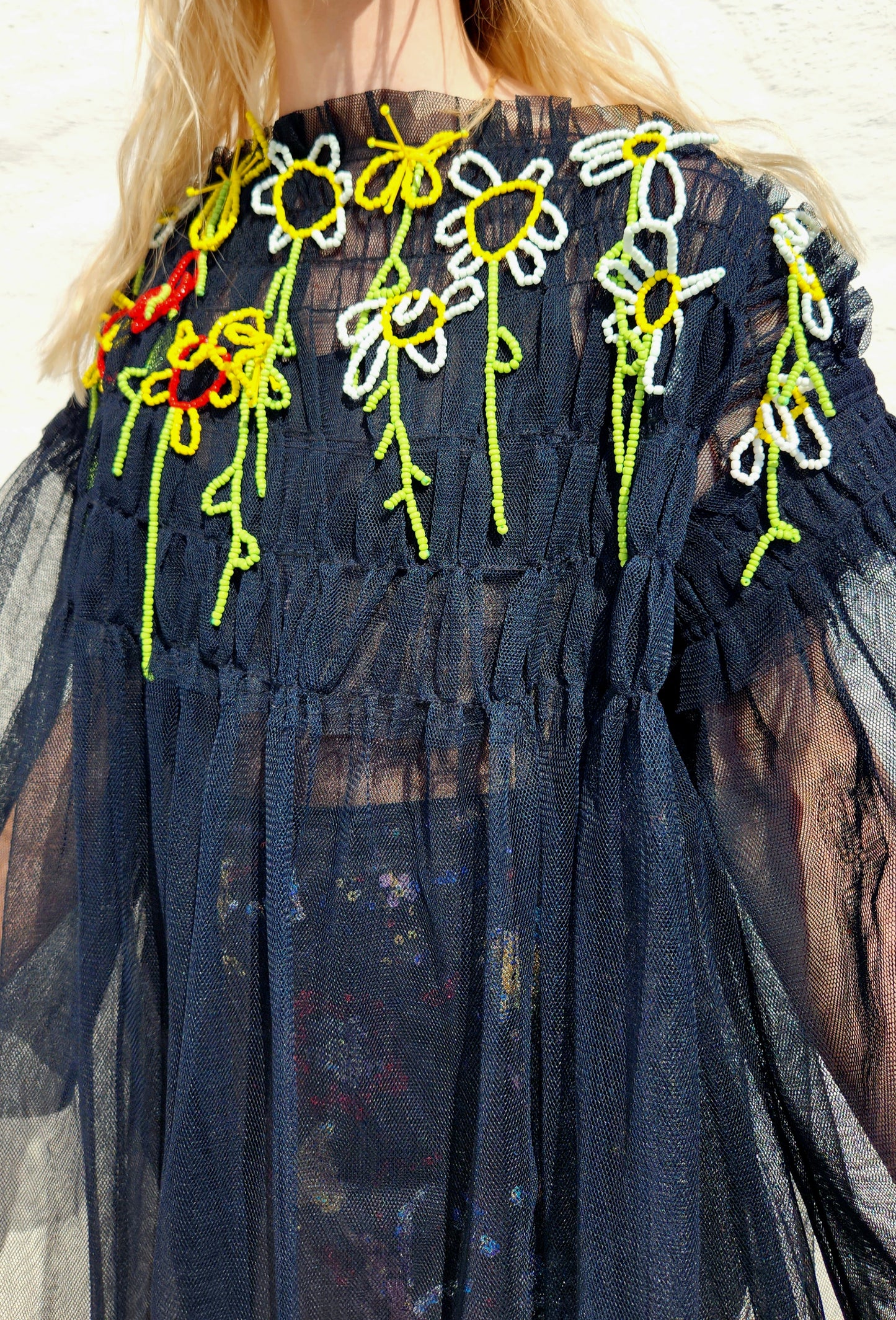 FLOWER GARDEN TULLE DRESS
