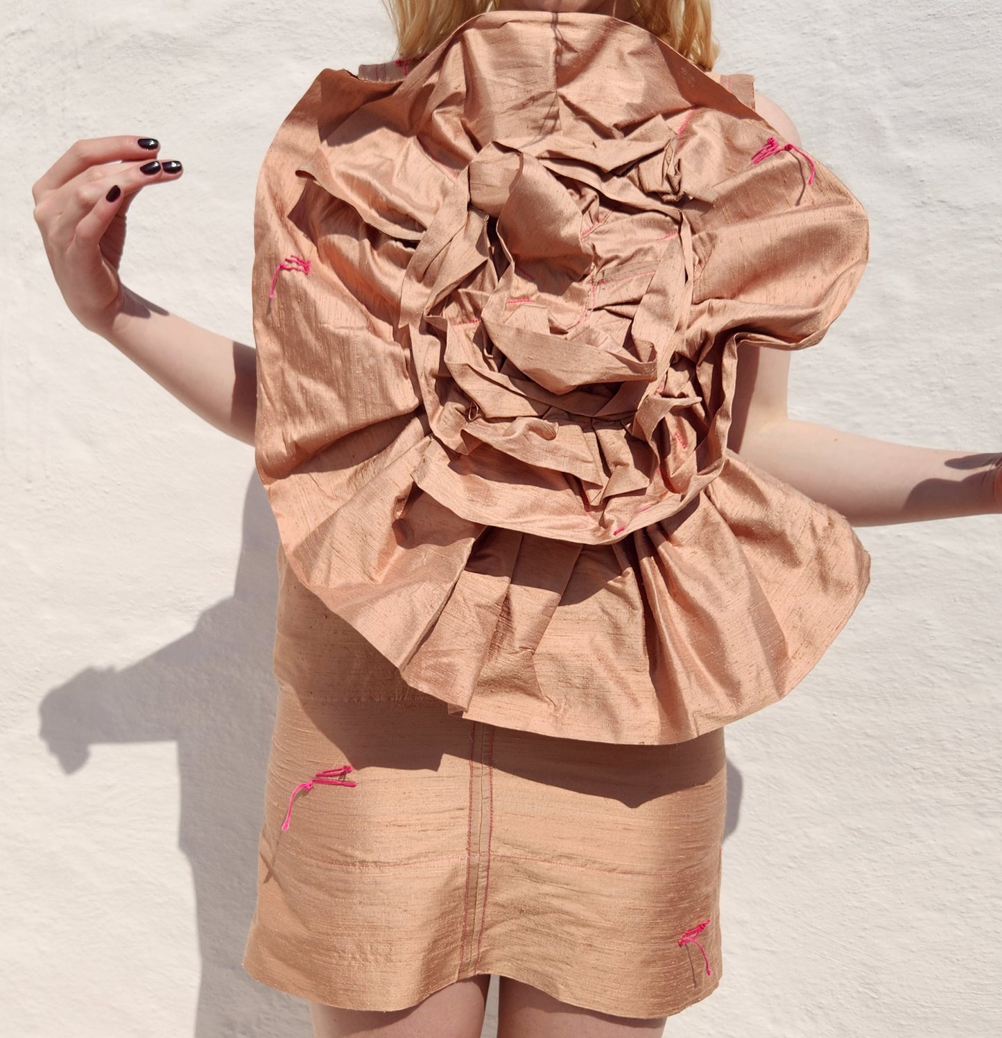 BLOM DRESS - ROSE SILK