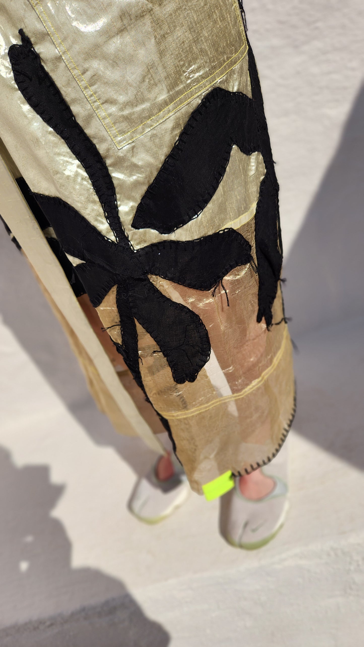 GOLD FOLD SKIRT