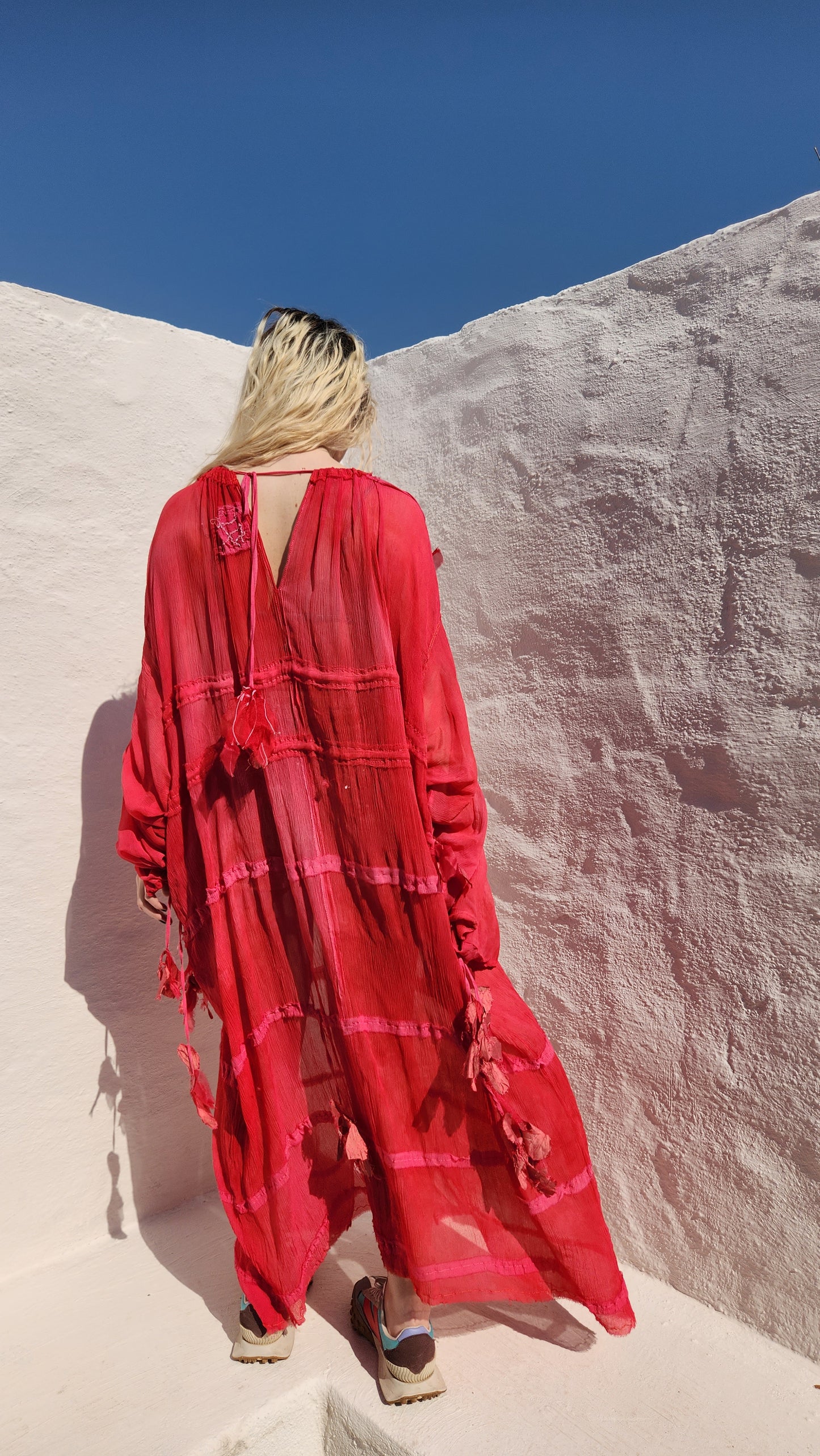 CHIFFON GATHER DRESS