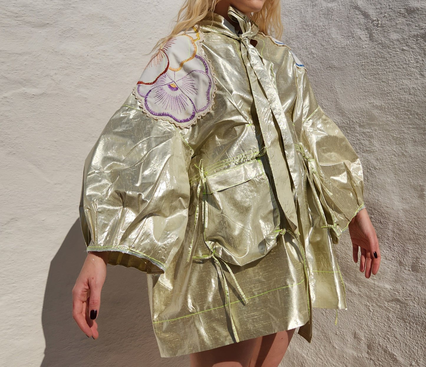 GOLD PANSY/GESIGGIE DRESS