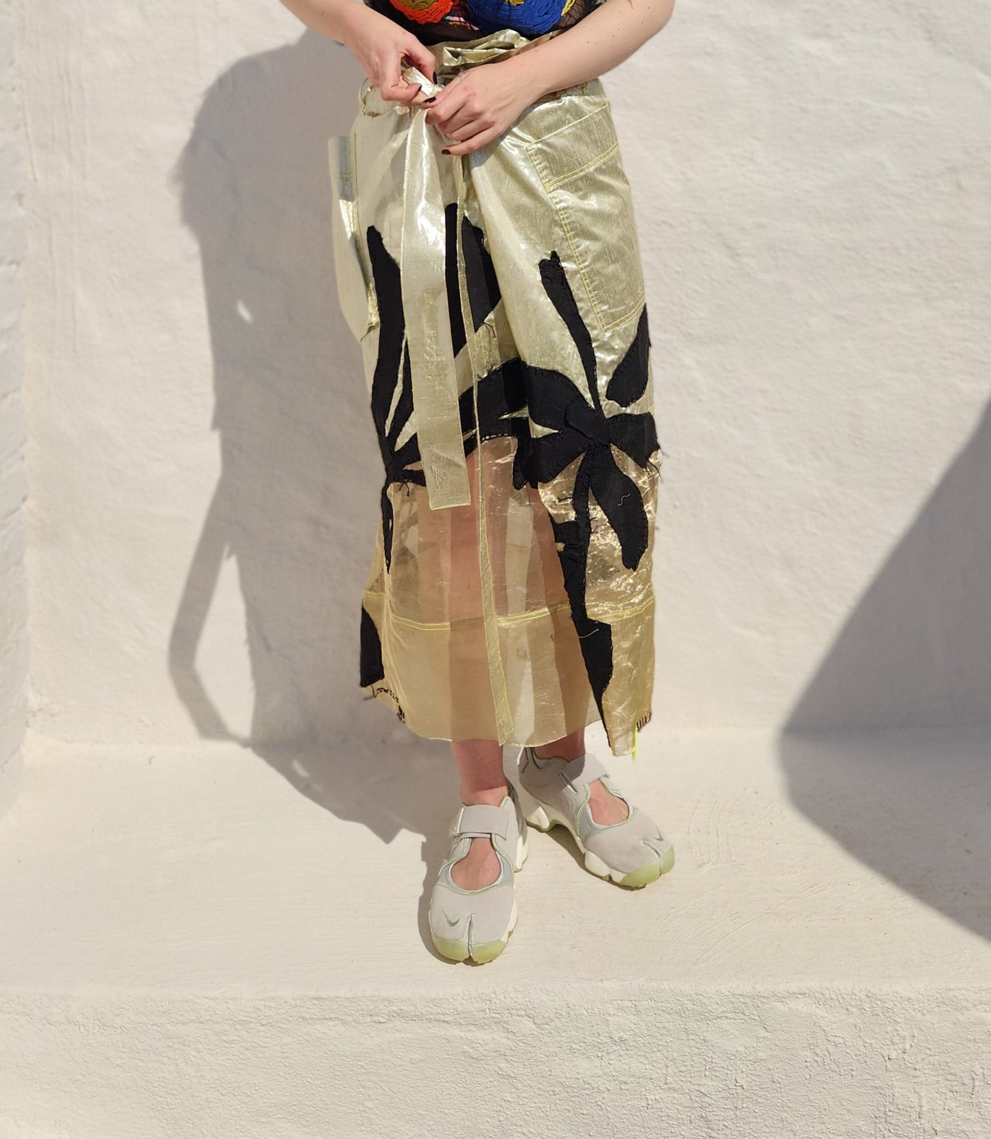 GOLD FOLD SKIRT