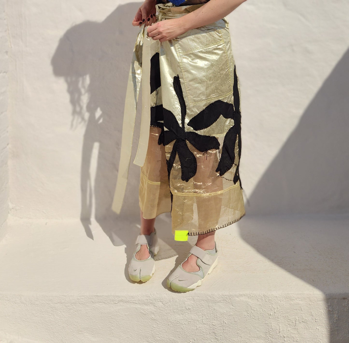 GOLD FOLD SKIRT