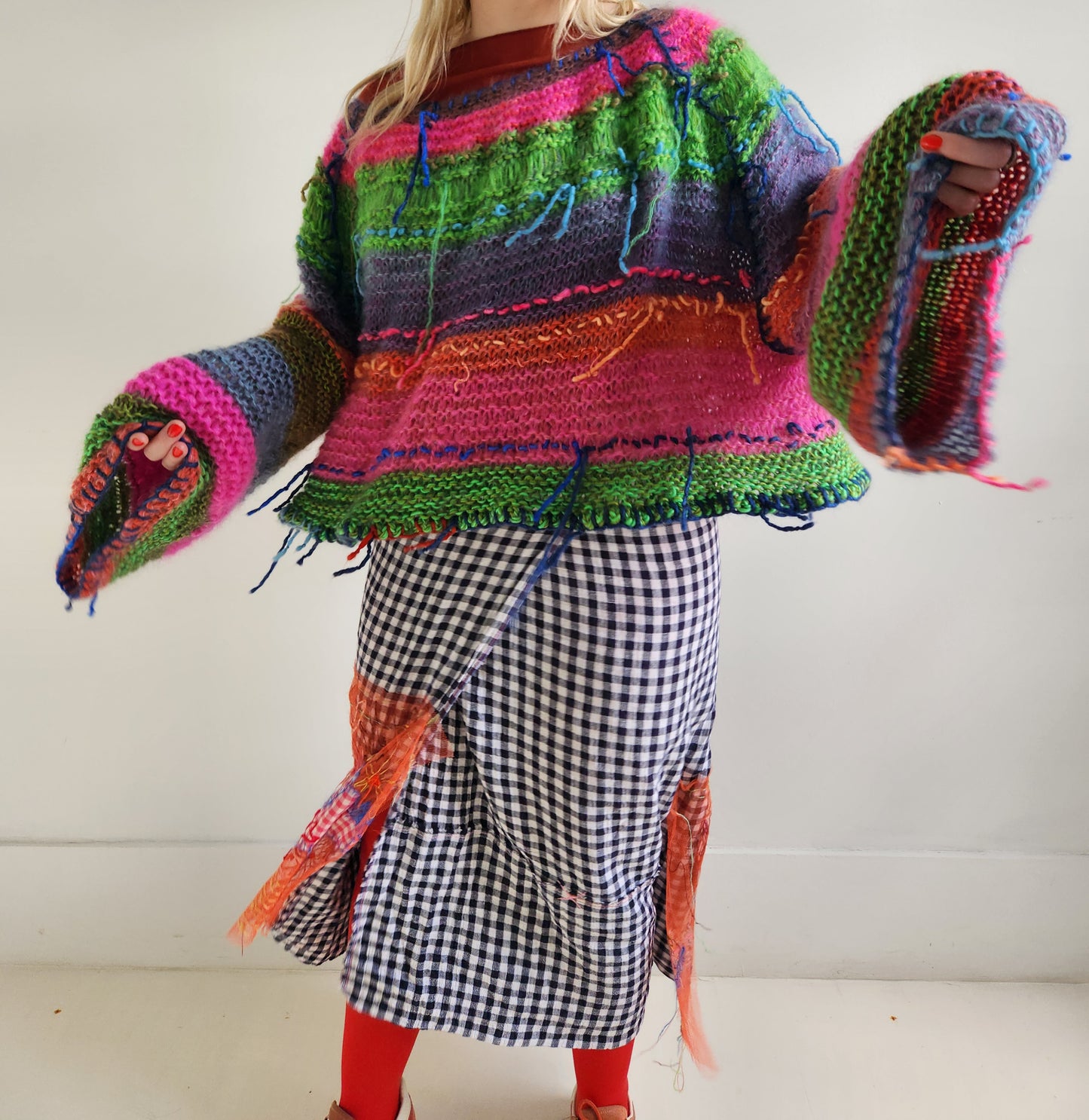 Merino wool Swing stripe sweater