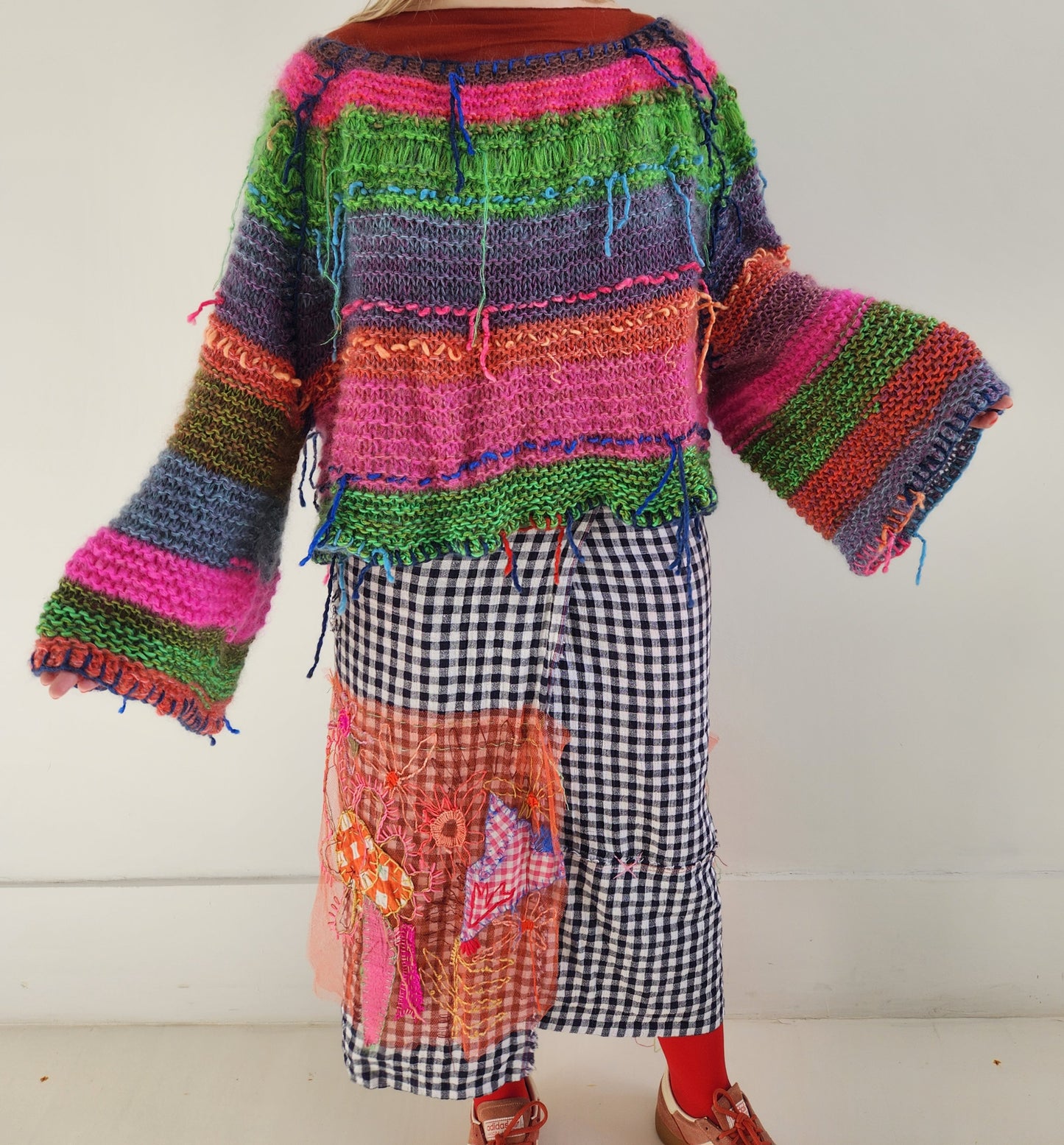 Merino wool Swing stripe sweater