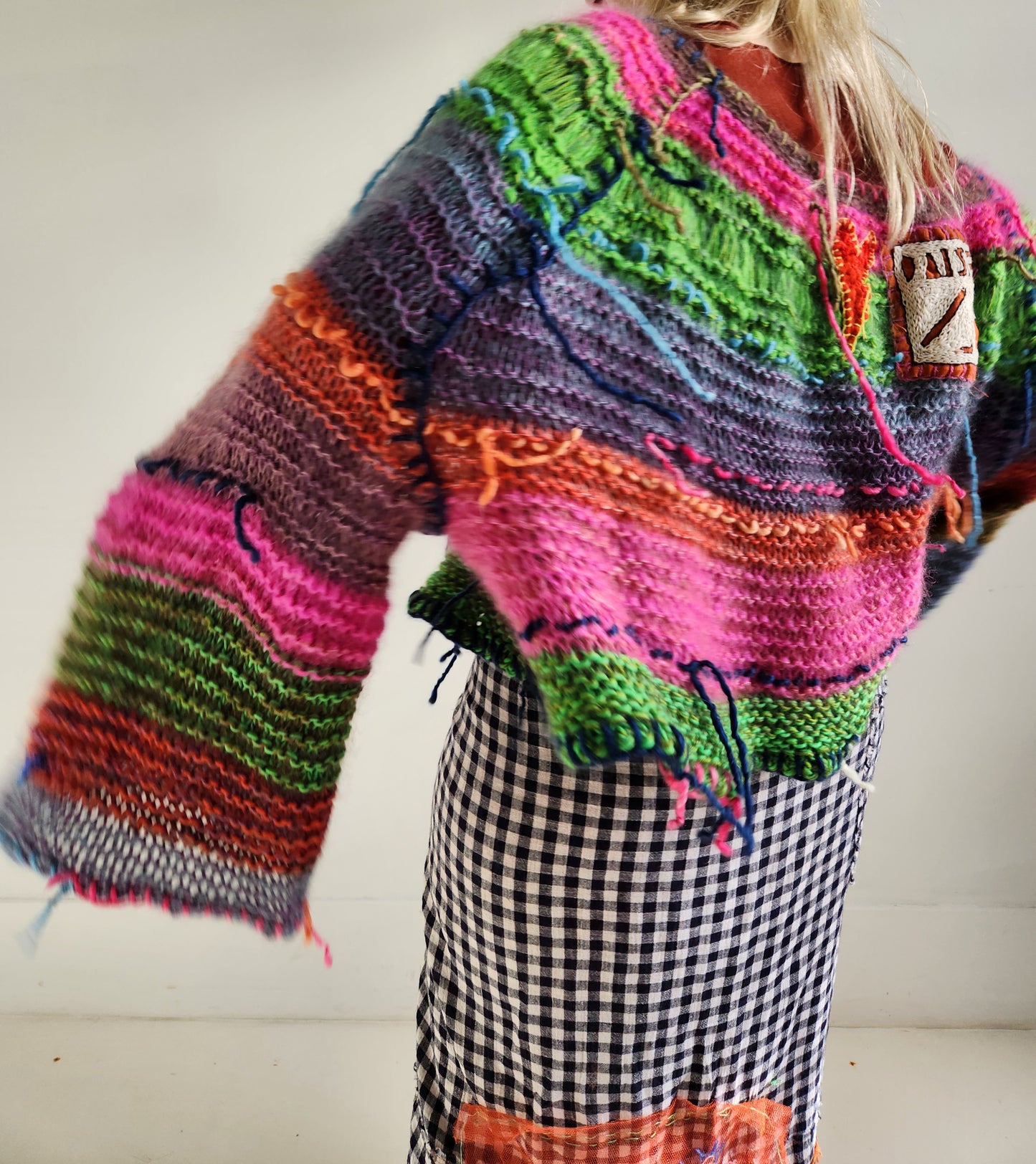 Merino wool Swing stripe sweater