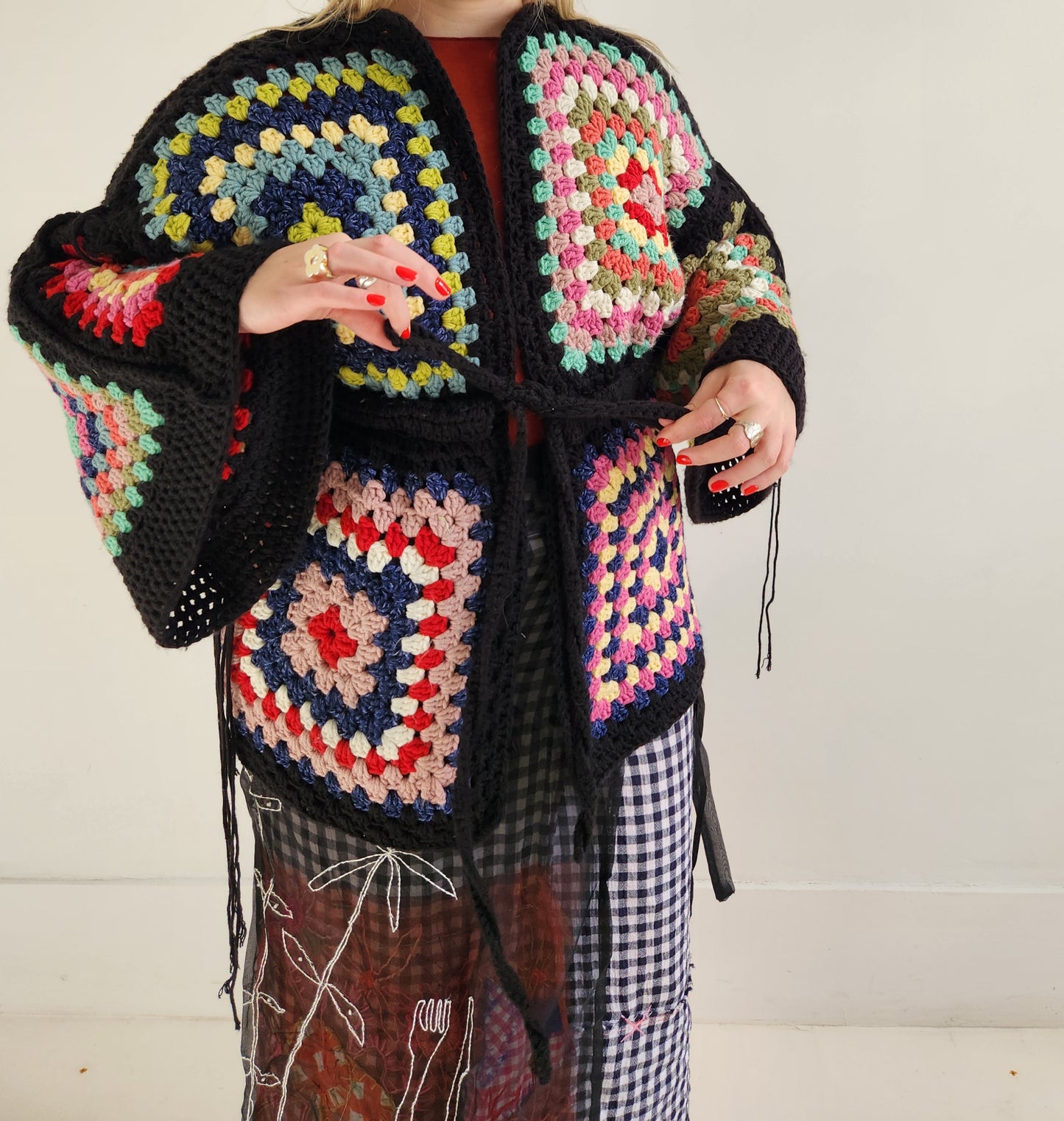 Chunky crochet sweater