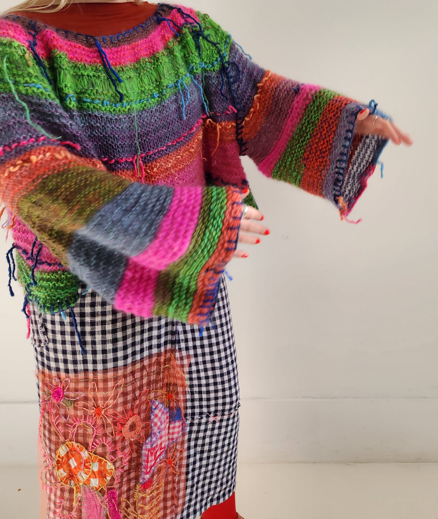 Merino wool Swing stripe sweater