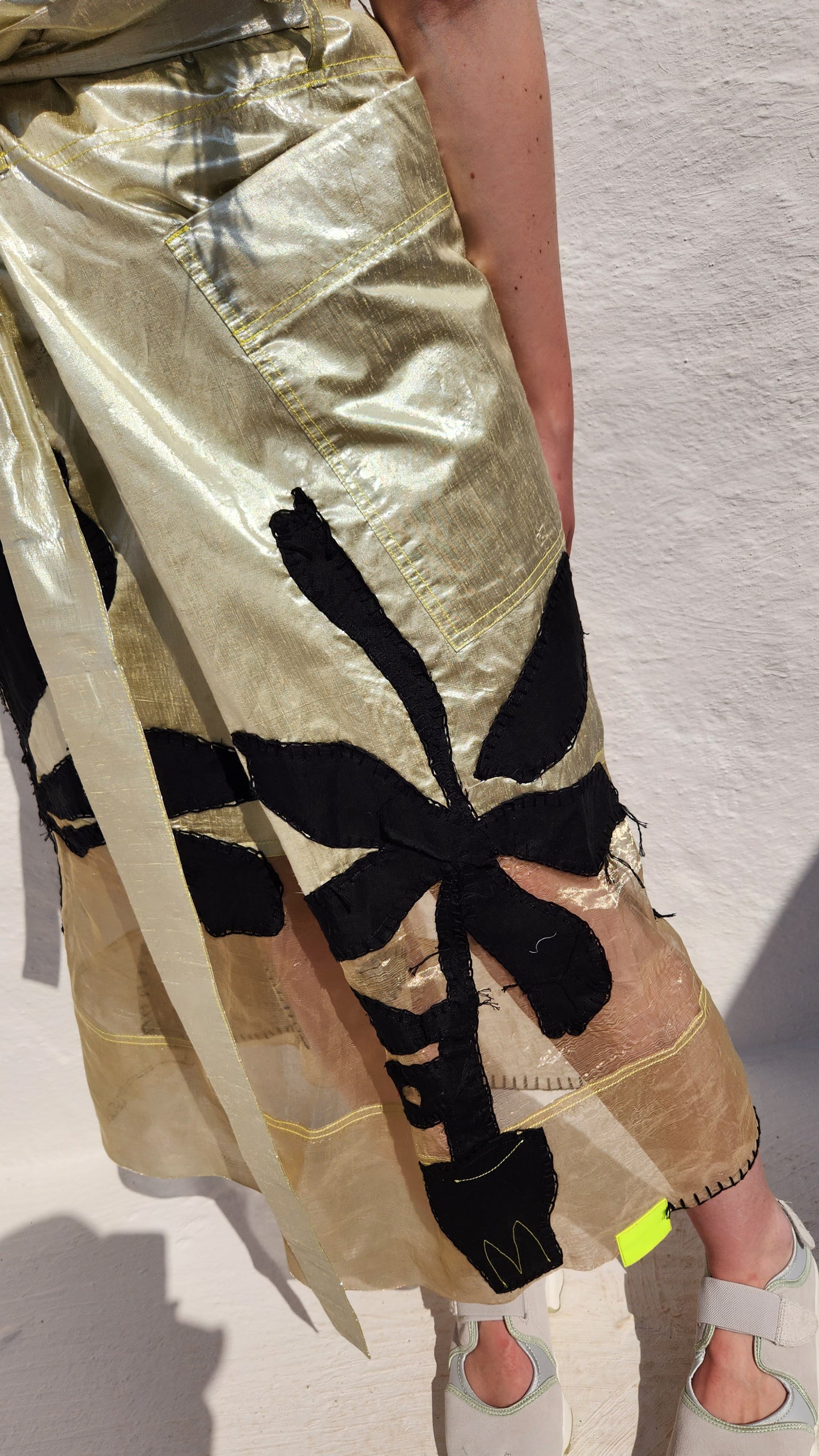 GOLD FOLD SKIRT