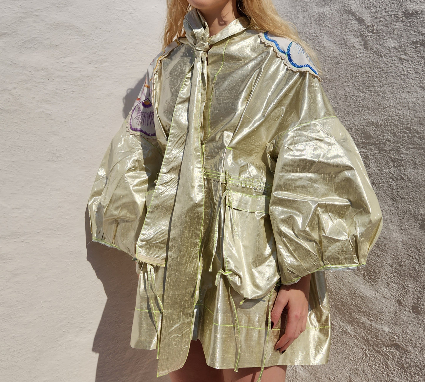GOLD PANSY/GESIGGIE DRESS