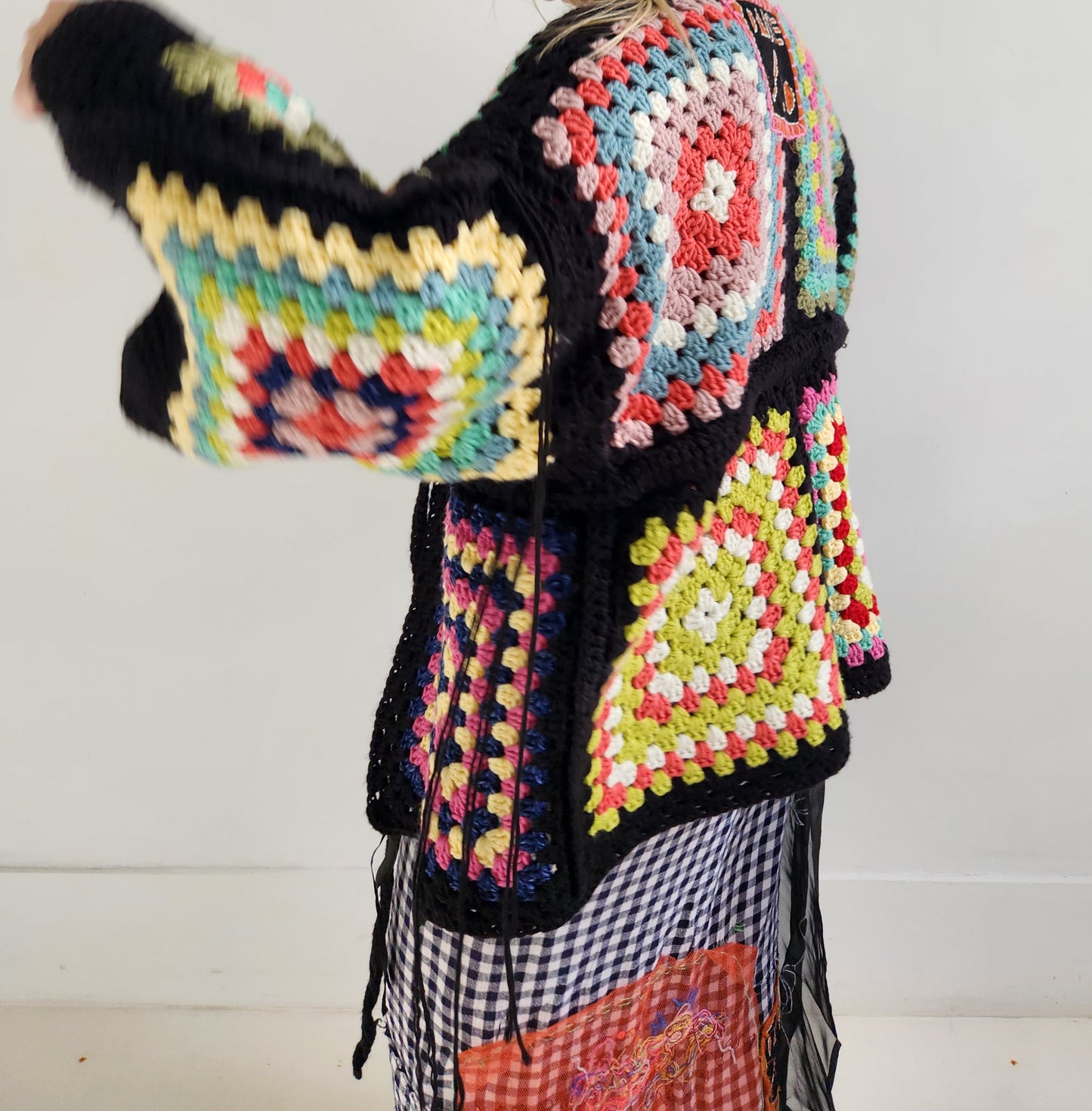 Chunky crochet sweater