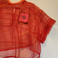 PATCHED SILK T-SHIRT