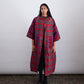 PLAID SILK COAT