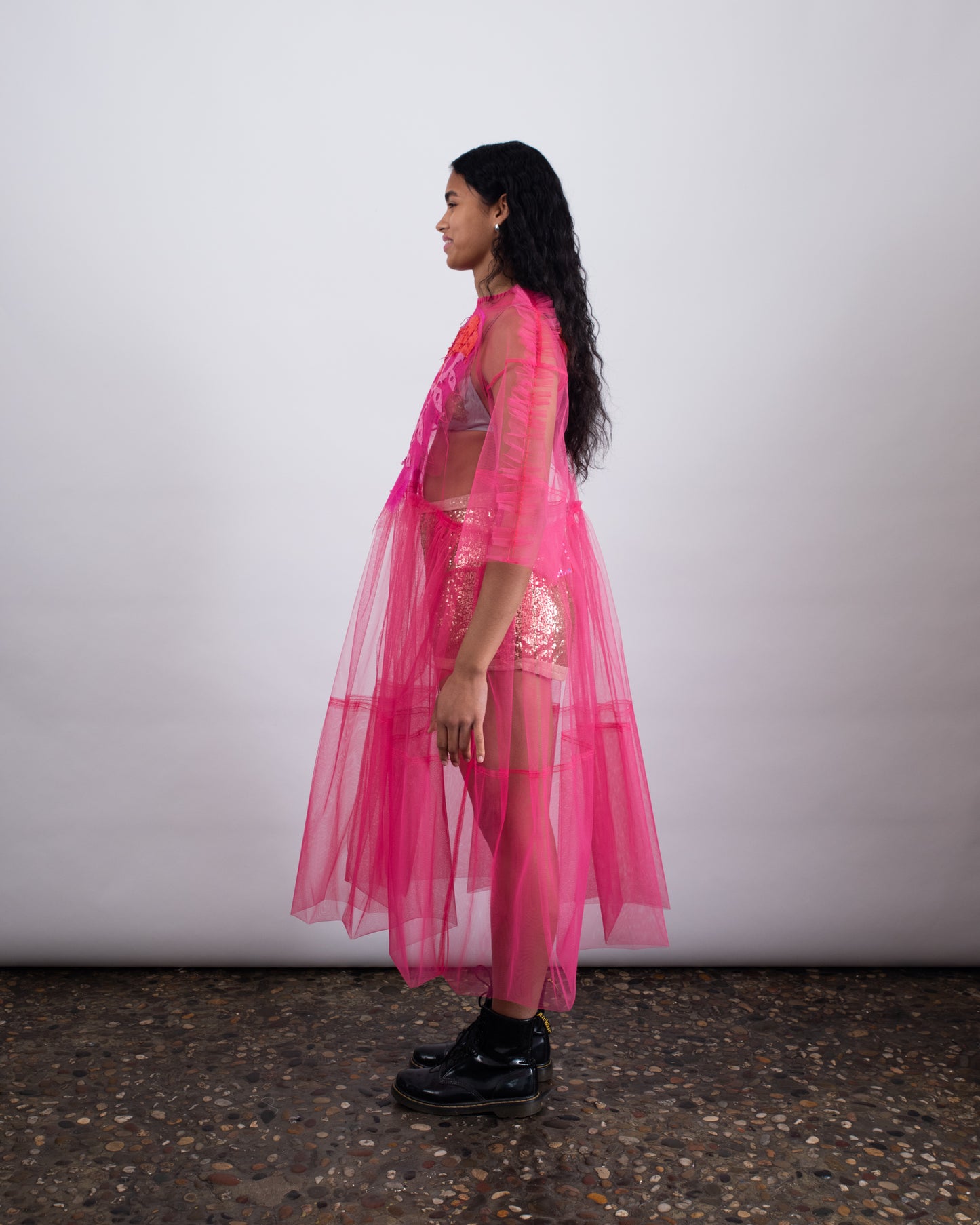 SINO TULLE DRESS - PINK