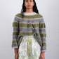 HAND KNITTED MOHAIR STRIPE SWEATER #02