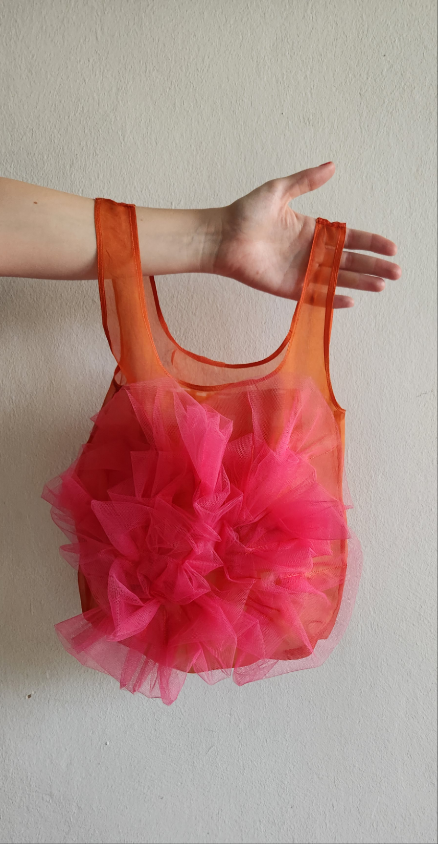 ORANGE & PINK BLOM BAG