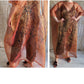 HAND PAINTED SILK ORGANZA DRESS