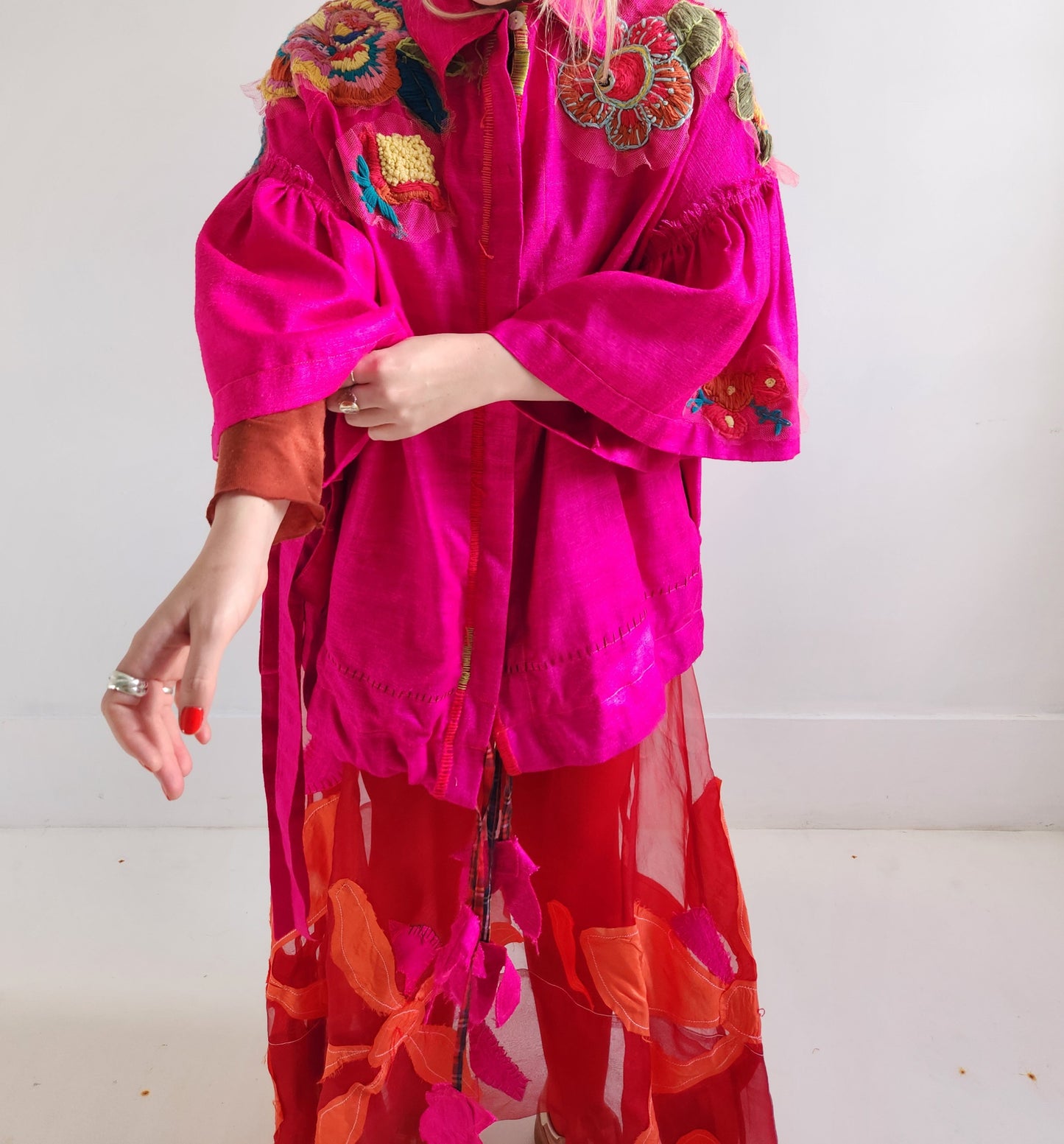 Silk over shirt