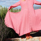 PINK GINGHAM SQUARE SHIRT DRESS