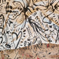Hand painted silk scarf - Sunday