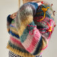 HAND KNITTED MOHAIR STRIPE SWEATER #01