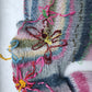 HAND KNITTED MOHAIR STRIPE SWEATER #01