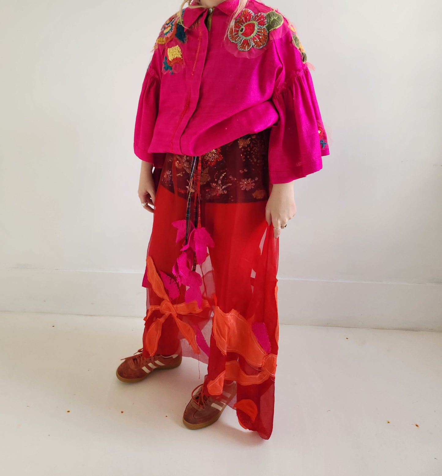 Silk over shirt
