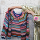 STRIPE MOHAIR CARDIGAN