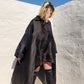 LINEN AND ORGANZA SHIRT DRESS