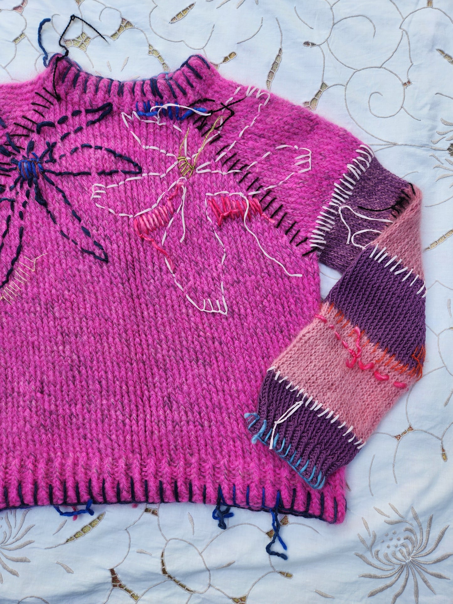 PINK MERINO SWEATER