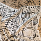 Hand painted silk scarf - Love bird