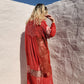 PATCHED PINK DRESS