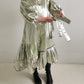 Silver silk dress