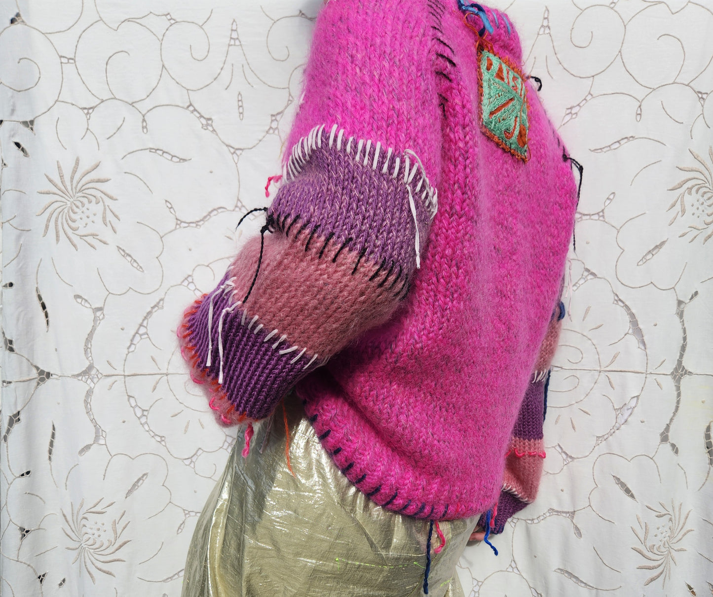 PINK MERINO SWEATER