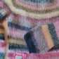 HAND KNITTED MOHAIR STRIPE SWEATER #01