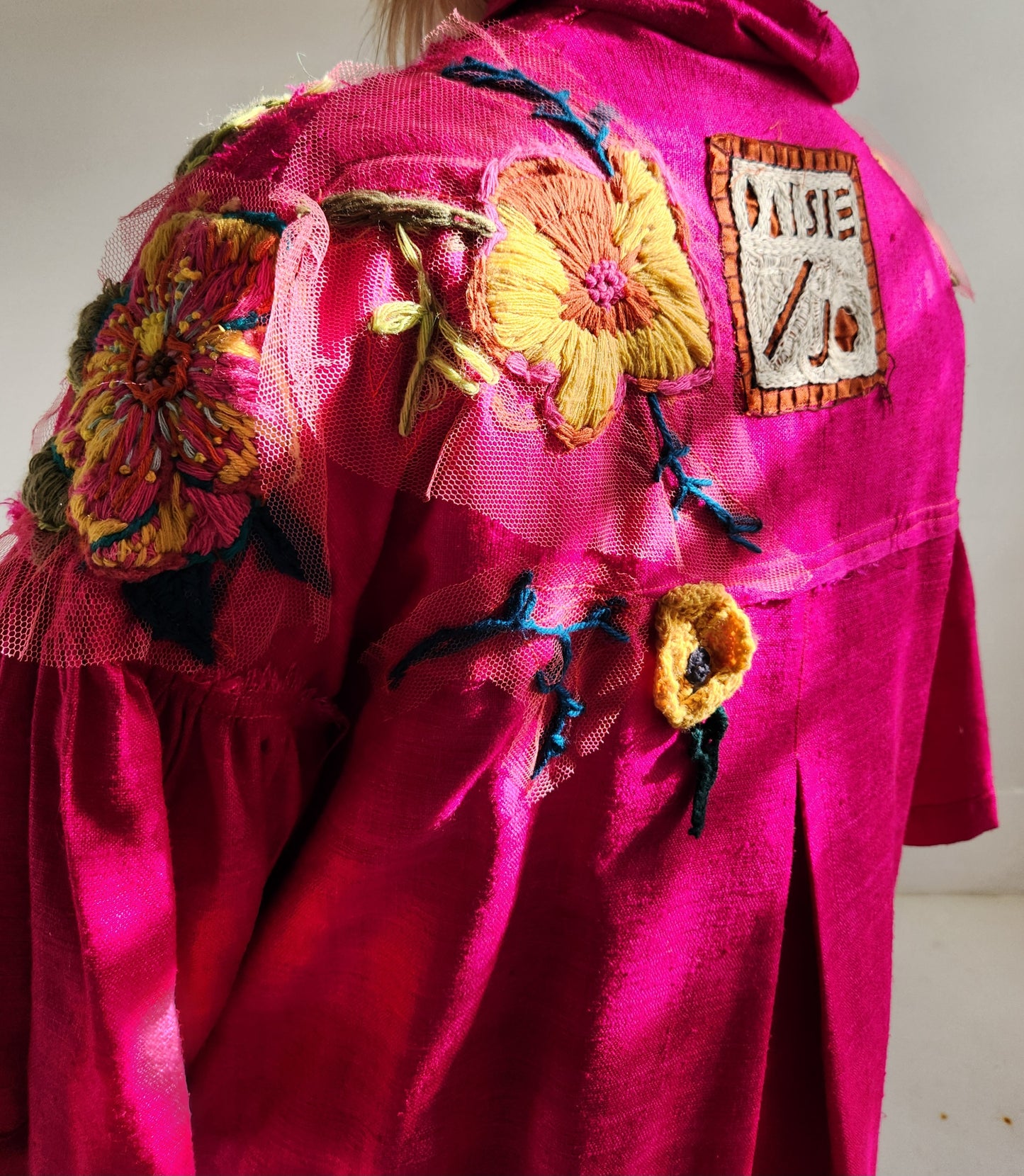 Silk over shirt