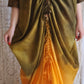 HAND DYED SILK GATHER DRESS