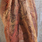 HAND PAINTED SILK ORGANZA DRESS