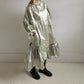 Silver silk dress