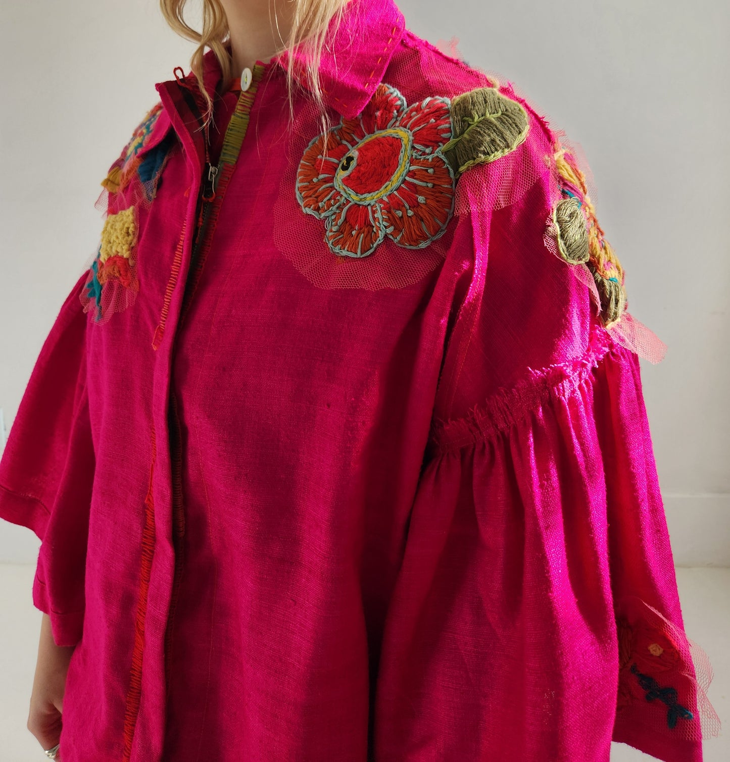 Silk over shirt
