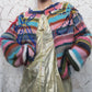 STRIPE MOHAIR CARDIGAN