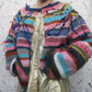 STRIPE MOHAIR CARDIGAN
